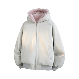 NOTTOMAD 2025秋冬座山雕加绒加厚外套男cleanfit重磅棉服夹克