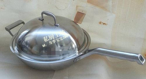304不锈钢炒锅特厚三层
