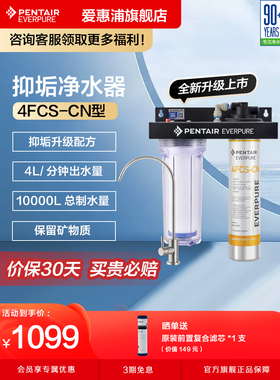 爱惠浦净水器过滤器厨房滤水器净水机直饮超滤机矿物质水4FCS-CN