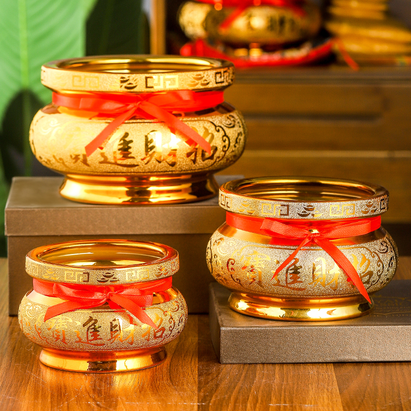 香炉家用室内陶瓷具大上供沙金