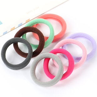 韩版简约高弹力无缝隙衔接发圈扎马尾头绳发绳皮筋头饰皮套发饰品