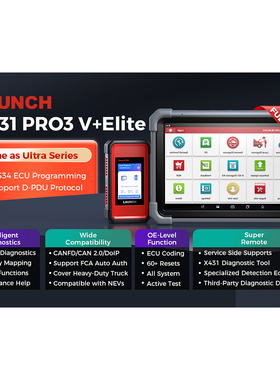 LAUNCH X431 PRO3 V+ ELITE Diagnostic Tool with SmartLink 2.0