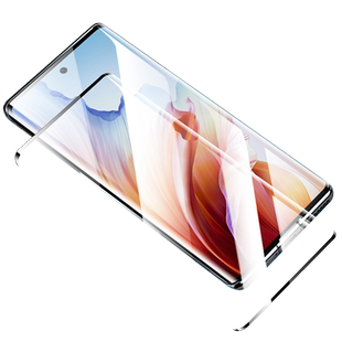 连环马适用oppoa2pro手机膜a2钢化水凝膜por曲屏新款全屏适用oppo全包保护0pp0曲面屏全胶0p防指纹防摔软高清
