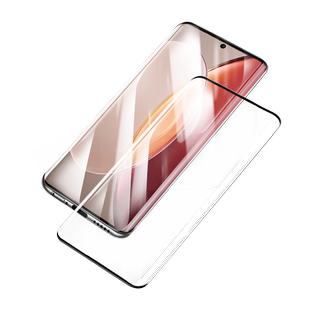 适用vivox90钢化膜x90s手机膜pro全屏覆盖+水凝膜适用vivo十曲面屏新款vovix全胶保护por陶瓷viv0防摔无指纹