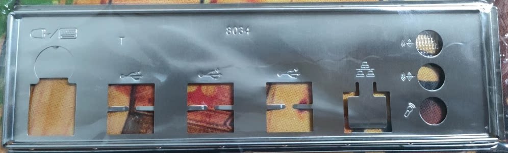 精粤X79MPLUSV2挡板主板图片