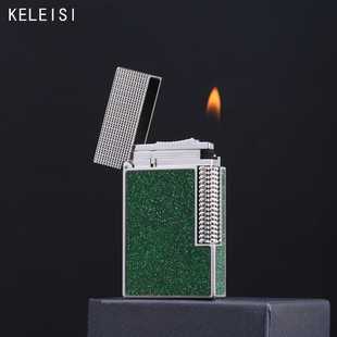 英国克雷斯朗声打火机钢音黄铜充气高端打火机侧滑轮高档璀璨星河
