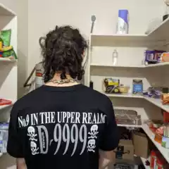Drain Gang x Sad Boys D-9 Tour Exclusive American Vintage Heavyweight Cotton T-Shirt Short Sleeve