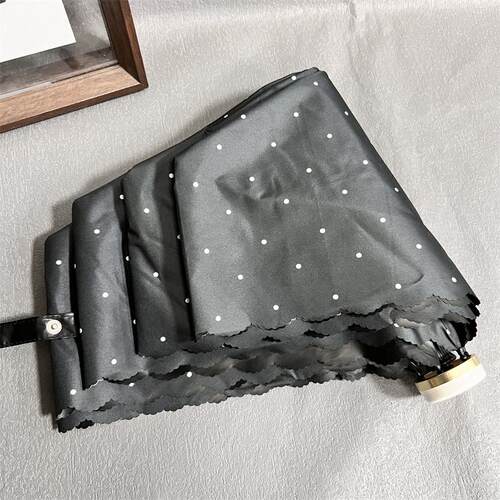 三折折叠黑胶防雨防晒