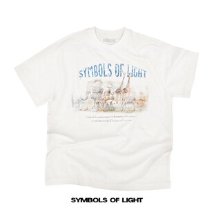 SYMBOLS OF LIGHT 动物世界 所有生命能平等生存在星球上 短袖T恤