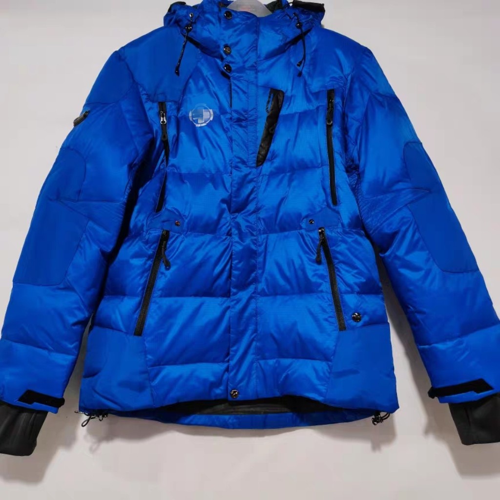 FOREIGN TRADE EUROPEAN AND AMERICAN PURE ORIGINAL TAIL GOODS WHITE DUCK DOWN JACKET SKI WEAR MENS MULTI-FUNCTIONAL OUTDOOR TRAVEL MOUNTAINEERING JACKET