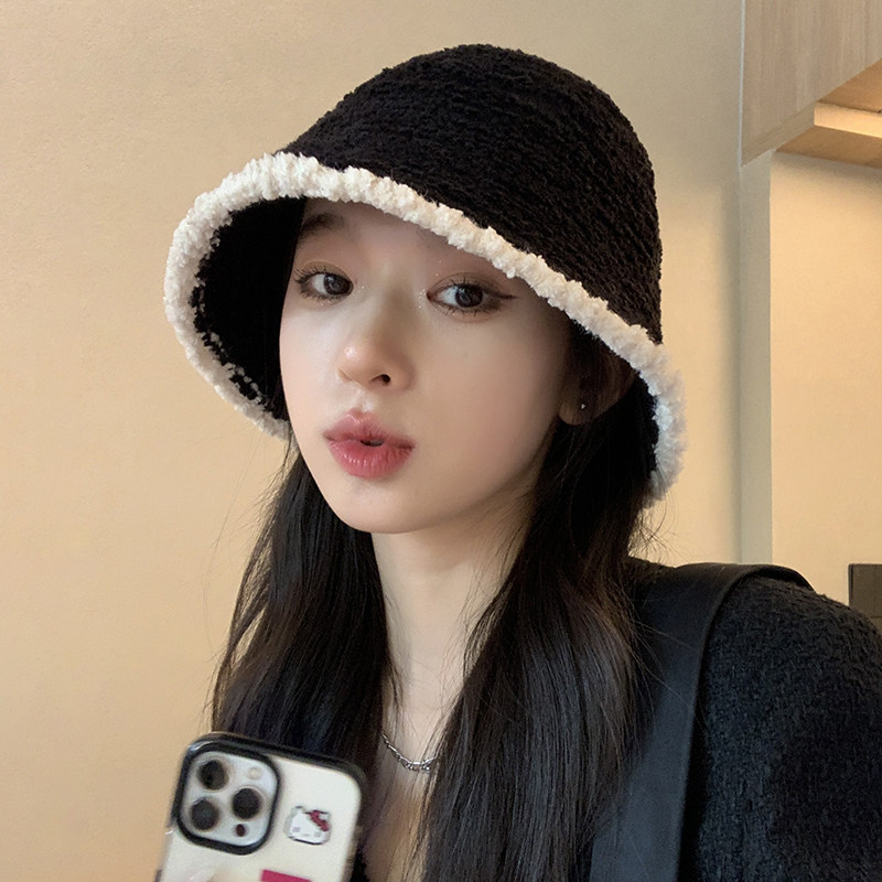 小香风毛绒秋冬女渔夫帽气质ins素颜神器显脸小针织水桶盆帽百搭,服饰配件/皮带/帽子/围巾,帽子,淘宝优惠券,粉丝福利购,淘宝优惠卷