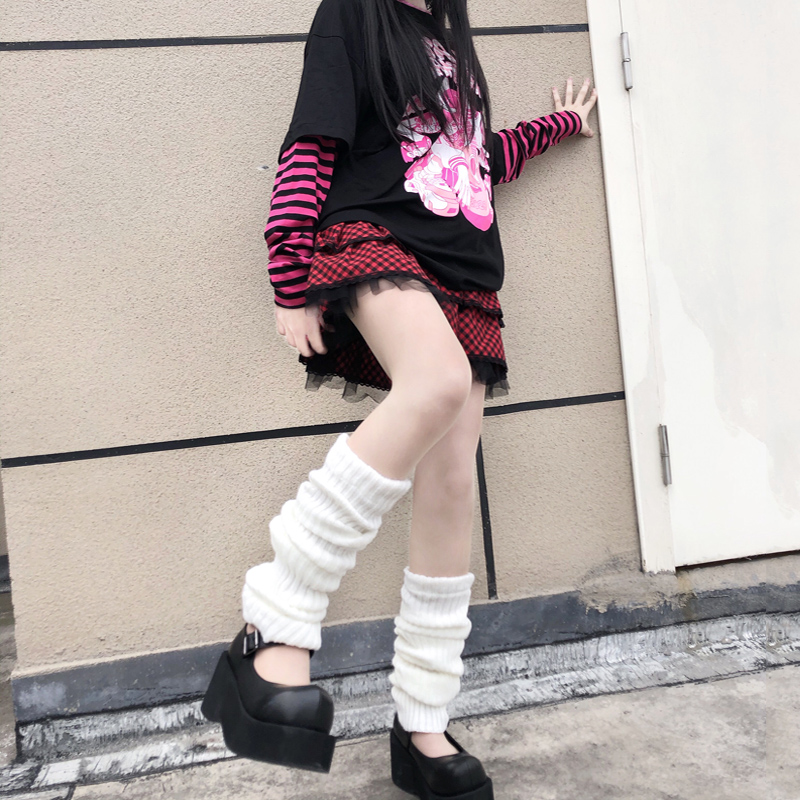 日系原宿风百搭袜套女韩版保暖加长jk堆堆大象袜纯色辣妹针织腿套,女士内衣/男士内衣/家居服,长筒袜,淘宝优惠券,粉丝福利购,淘宝优惠卷