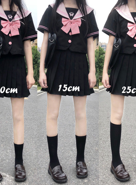 jk小腿袜纯色百搭中筒袜子女韩版潮流半截过膝袜长筒制服学生短袜