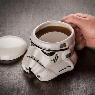 mug 星球大战黑武士白士兵陶瓷款 咖啡杯水杯Star Wars Rebels