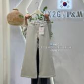 HX2G加绒加厚阔腿喇叭裤 子 显瘦高腰弹力拖地牛仔裤 女2025冬季 新款