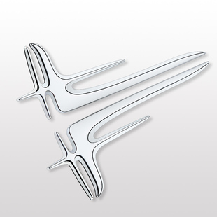 后窗叶子板侧标加长版 适用于英菲尼迪Q50L 60改装 QX50 车标 Q70L