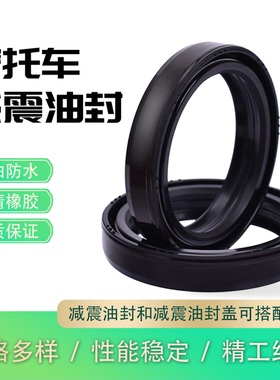 适用于雅马哈MT-125 TTR250 MT-03/10 XP500 XT600 660前减震油封