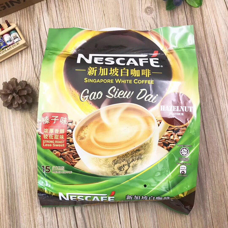 雀巢白咖啡粉新加坡原味榛果子味495g丝绒三合一速溶马来西亚进口在类目 咖啡/麦片/冲饮, 速溶咖啡/咖啡豆/粉, 速溶咖啡中 - 来自Buy2taobao.com提供专业的淘宝代购服务