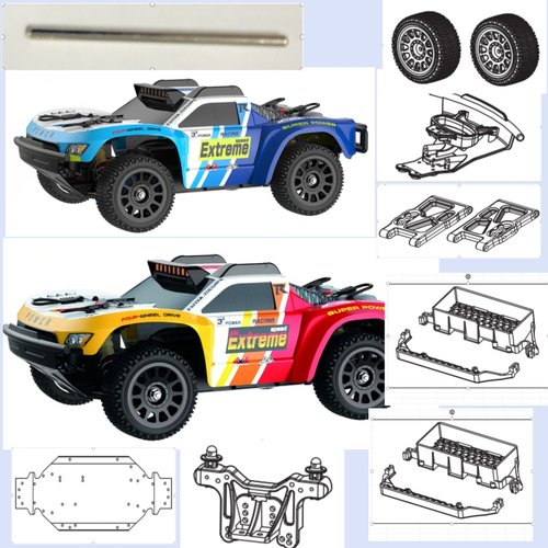 RC遥控车X09JJRCQ130C升级零件