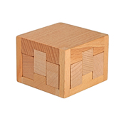 四品玄极鲁班锁高难度孔明锁60步移动避让型益智玩具 进阶