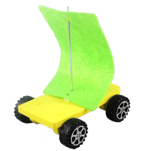 儿童科学实验学套装小学生手工diy材料玩具帆船风帆船车风力小车