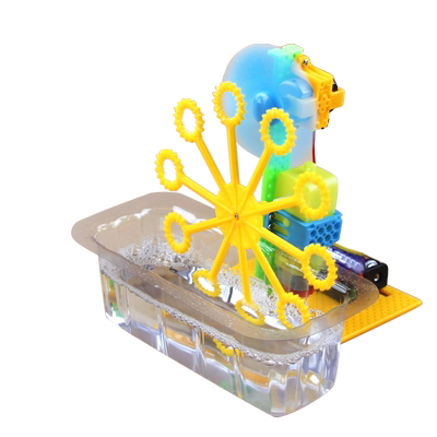 贪猫科技小制作stem自制泡泡机