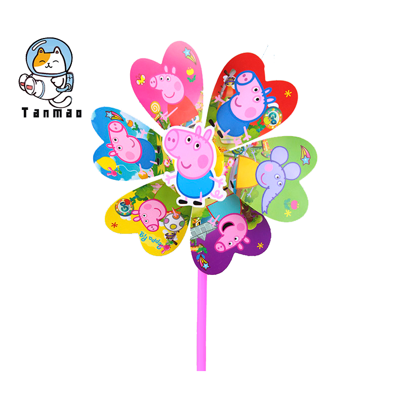 空白绘画风车幼儿园手工制作