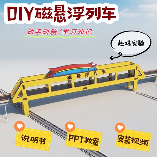 自制磁悬浮列车科学课小制作作业