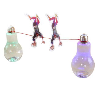 重心小丑走钢丝学生科技制作发明创造作业diy手工steam教玩具材料