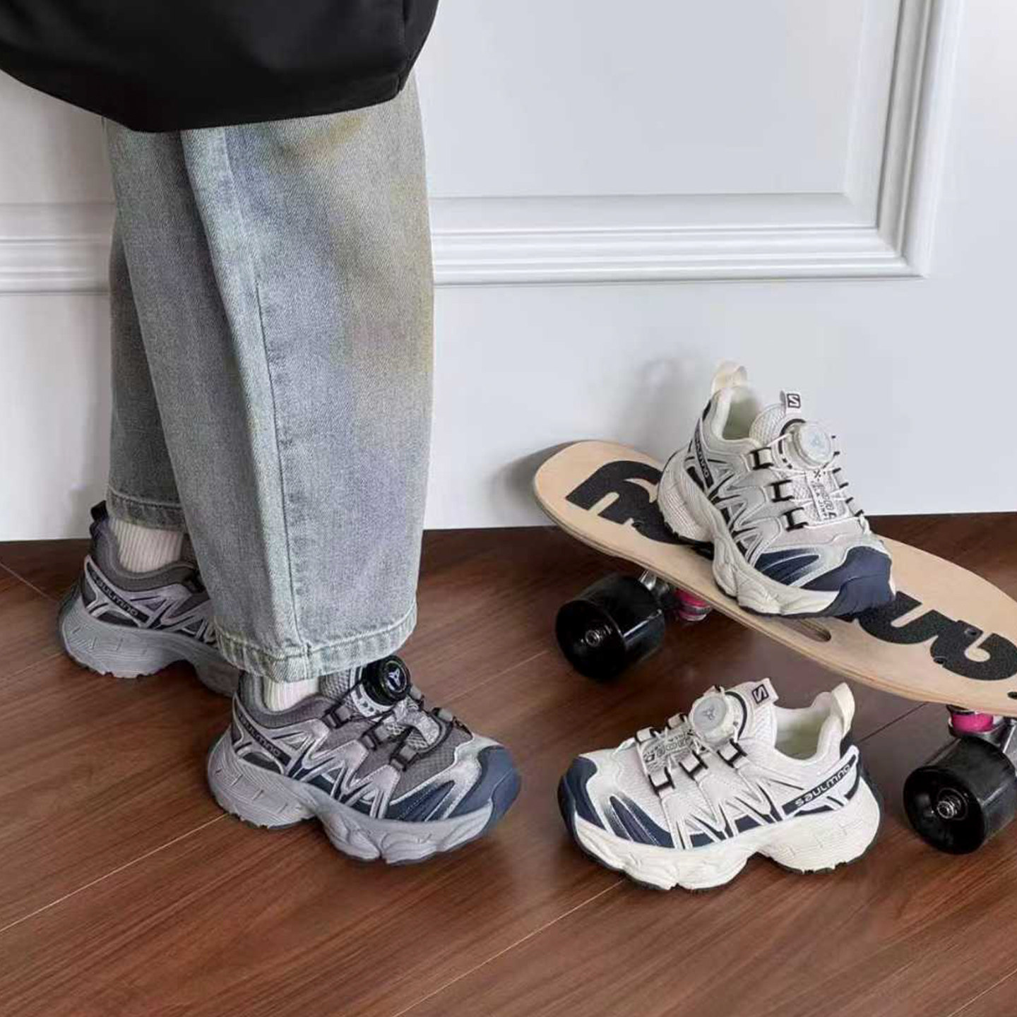 韩版儿童旋转扣运动鞋春秋男童户外登山鞋中大童跑步鞋女童老爹鞋,童鞋/婴儿鞋/亲子鞋,运动鞋,淘宝优惠券,粉丝福利购,淘宝优惠卷