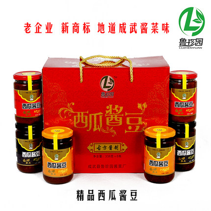 西瓜酱豆山东菏泽特产手工豆酱黄豆酱农家自制下饭酱