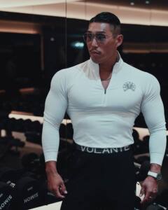 秋季速干美式运动长袖男立领健身弹力打底衫休闲跑步锻炼修身卫衣