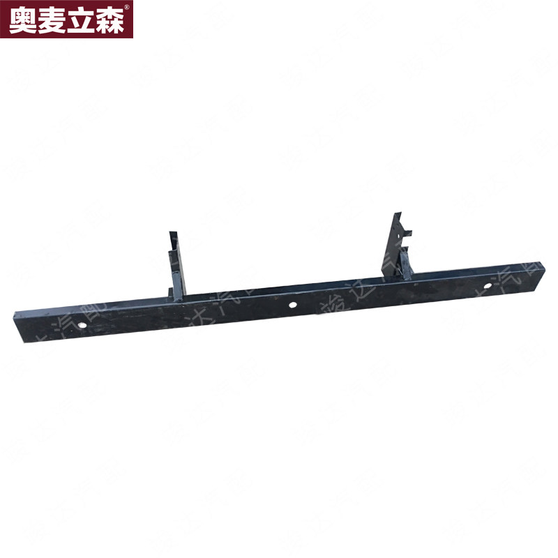 竣达汽配适用江铃凯运顺达货车后保险杠后防撞铁杠带弯角凯锐带孔