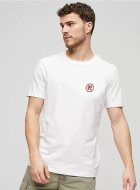 短袖圆领T恤男夏季休闲运动有大码