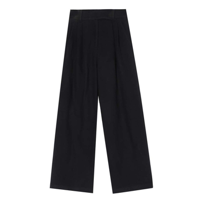 AR | cp三角标显瘦褶皱毛呢阔腿裤C8J992CK251