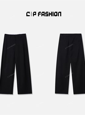 【AR专属】配腰带高腰显瘦阔腿长裤J1J752CK243