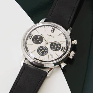 代购正品TIMEX天美时Marlin系列手表三眼计时石英男表TW2W10300