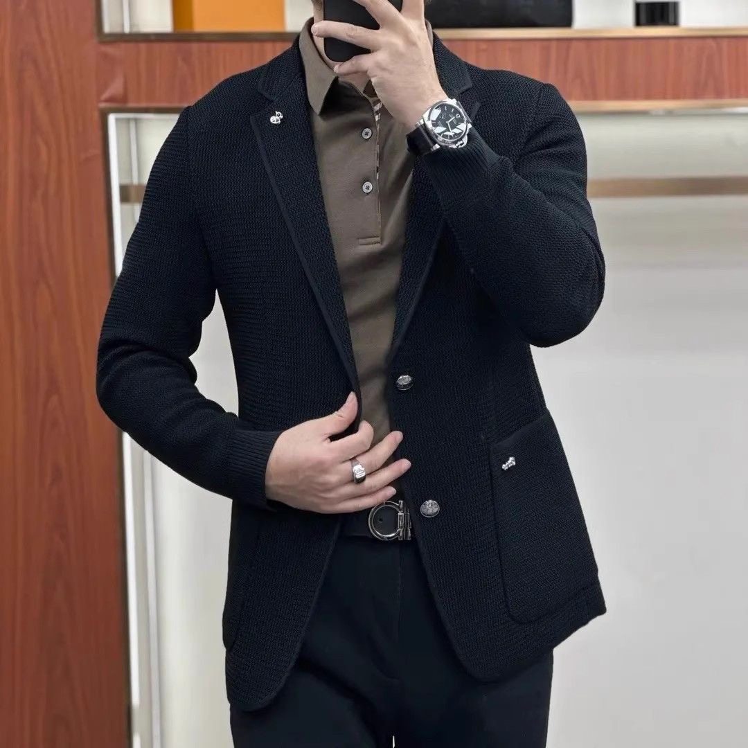 2025新款修身商务休闲男士纯色外套西服时尚简约舒适百搭西装上衣,男装,休闲西服,淘宝优惠券,粉丝福利购,淘宝优惠卷