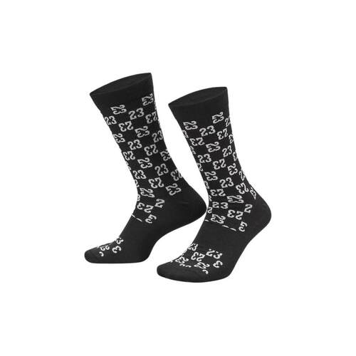 耐克Nike 春夏情侣速干高筒运动篮球满标印花袜滑板袜FJ6823-010