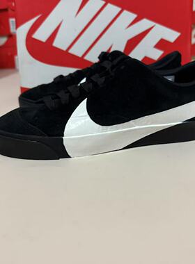 Nike Blazer City Low LX 耐克大钩子黑白低帮休闲板鞋AV2253-001