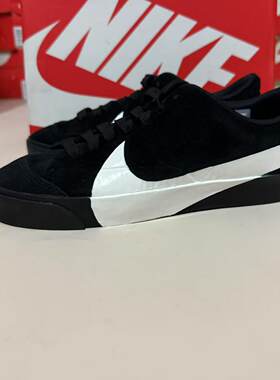 Nike Blazer City Low LX 耐克大钩子黑白低帮休闲板鞋AV2253-001