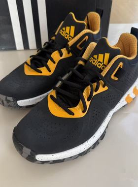 adidas Crazyquick 3.5 Street 舒适运动 男子黑黄篮球鞋 S83853