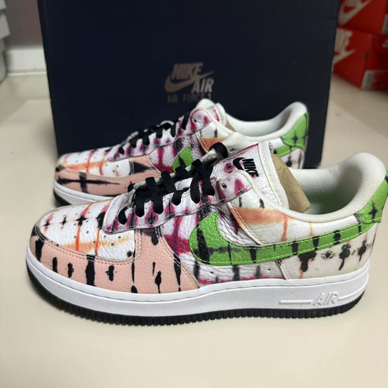 Nike Air Force 1 AF1 空军一号 Black Tie Dye 扎染 CW1267-101