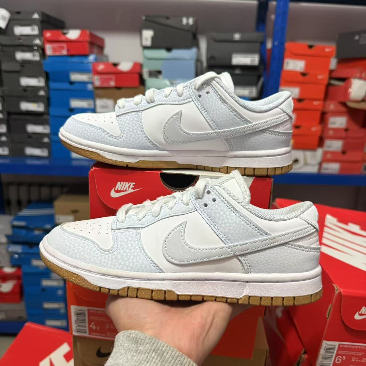 耐克Nike Dunk Low白蓝 女款低帮环保复古运动休闲板鞋FN6345-100