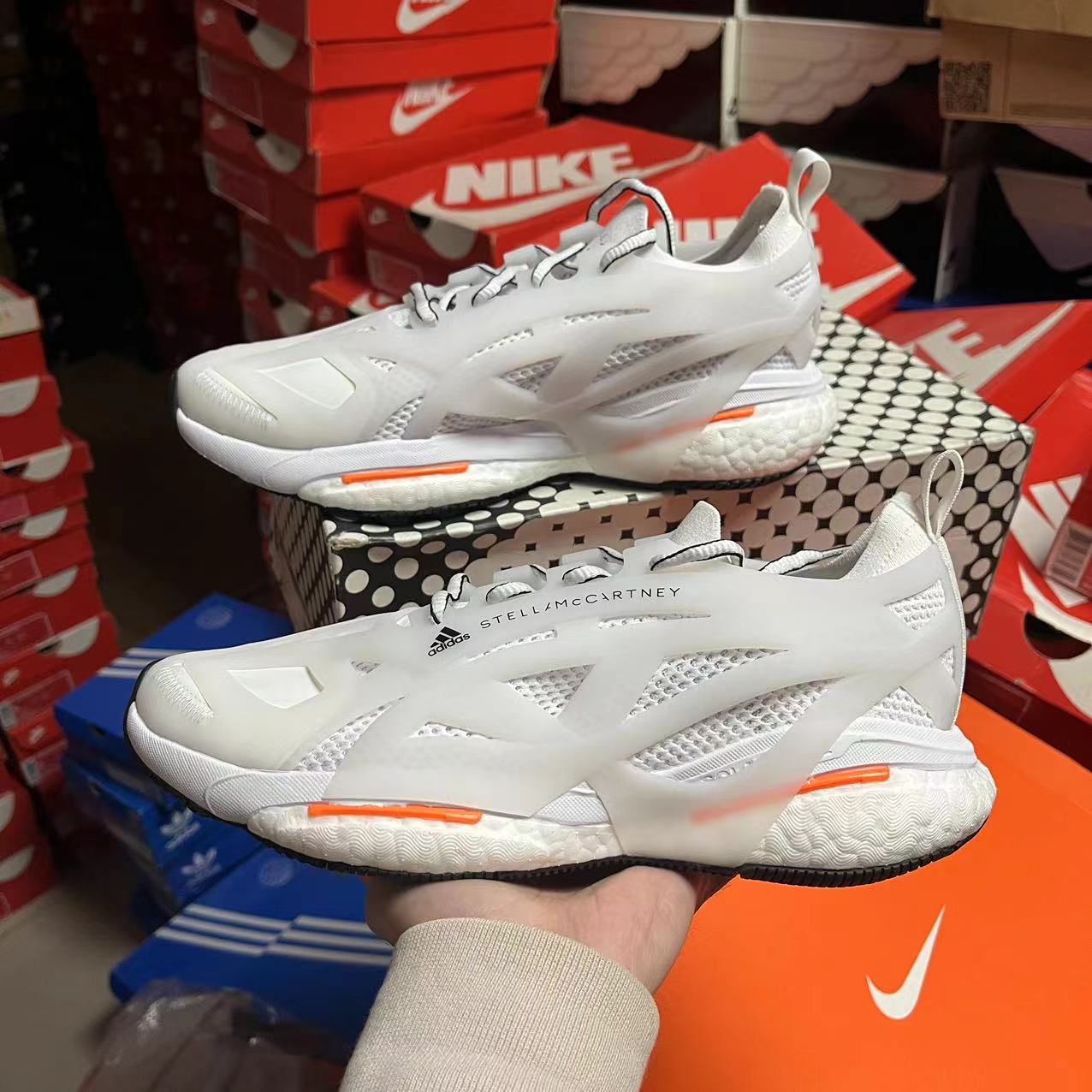 阿迪达斯跑步鞋男子2022夏新款缓震训练透气运动鞋 GY6095 HR1923