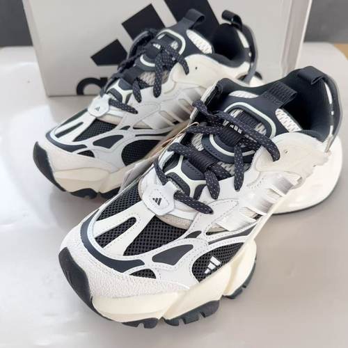 阿迪达斯Adidas XLG RUNNER 白灰 低帮休闲厚底运动跑步鞋 JR0577