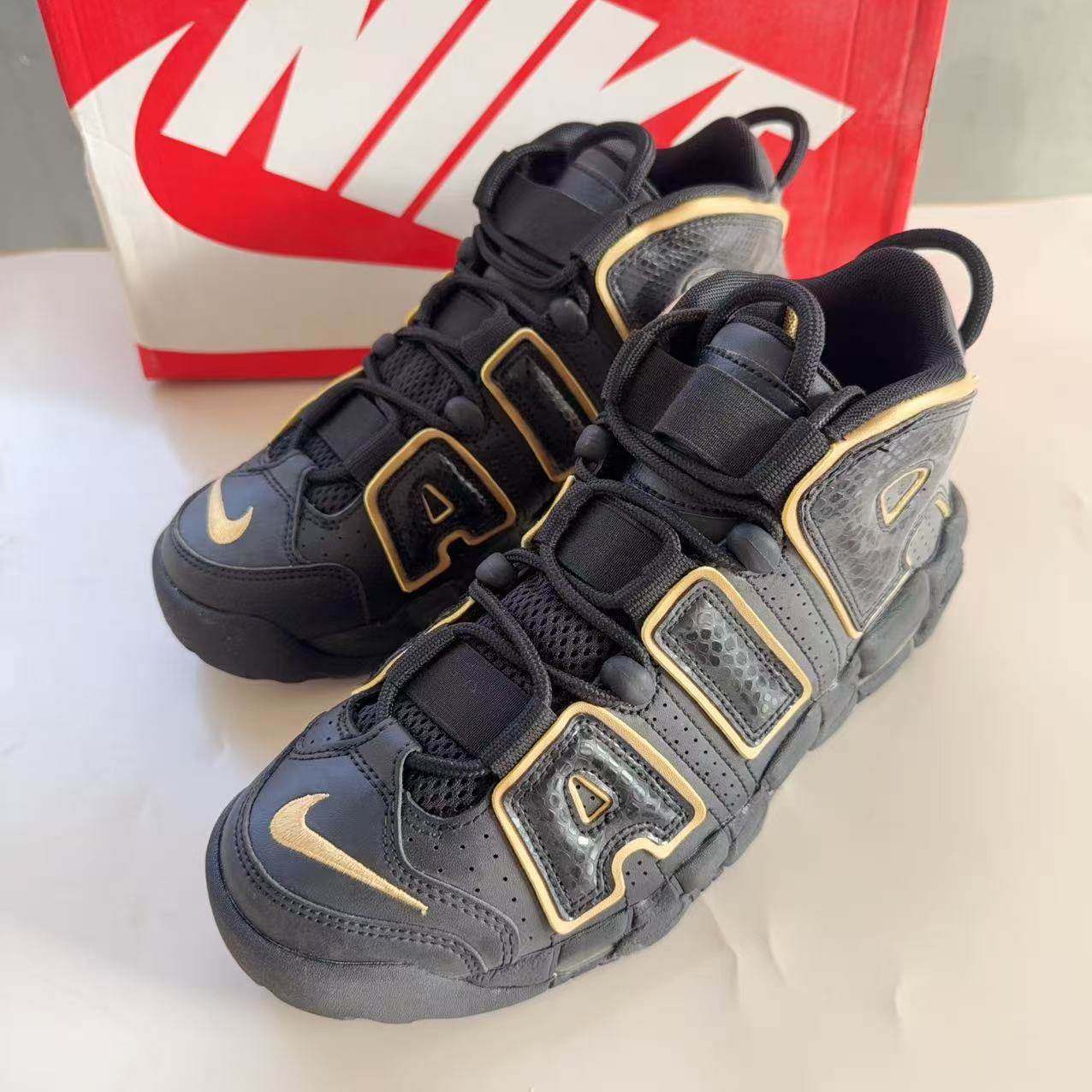 Nike Air More Uptemp o男女皮蓬大Air运动篮球鞋 AV3810-001
