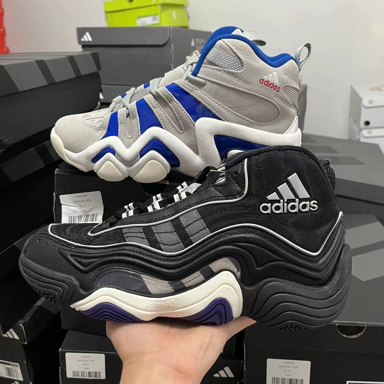 Adidas阿迪达斯男2024夏季新款透气实战防滑篮球鞋 IG8341 IG3737