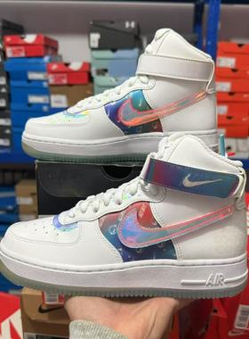 Nike Air Force1 空军一号AF1女子高帮休闲运动板鞋 DC2111-191