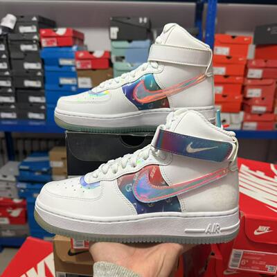 Nike Air Force1 空军一号AF1女子高帮休闲运动板鞋 DC2111-191